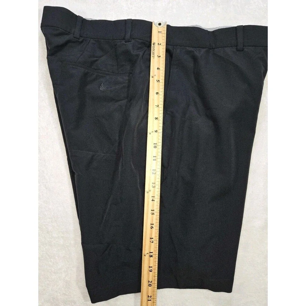 Mens Nike DriFit Hybrid Flex Golf Shorts Black Size 38 38x7.5